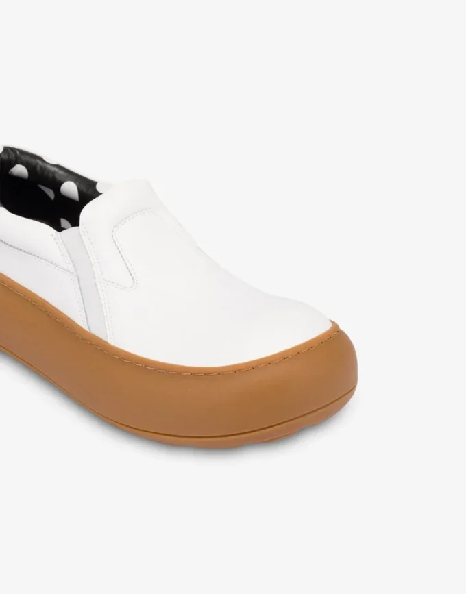 Sneakers slip-on in pelle di vitello Sneakers slip-on in pelle di vitello