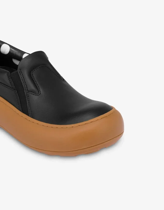 Sneakers slip-on in pelle di vitello Sneakers slip-on in pelle di vitello