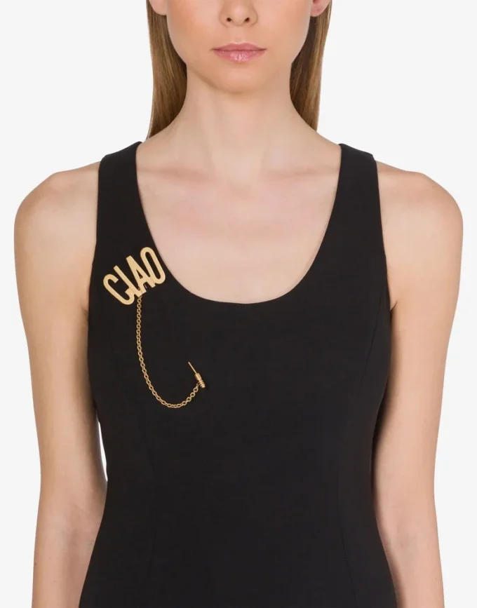 Spilla maxi con catena CIAO