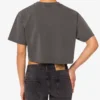 T-shirt corta in jersey di cotone stampato