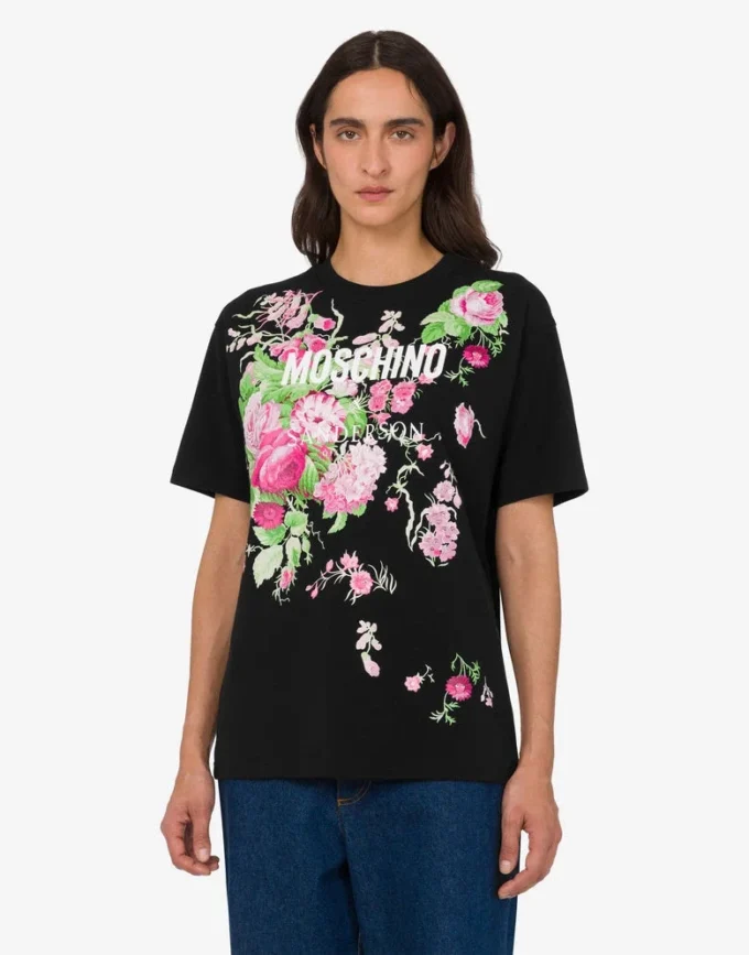 T-shirt in cotone pesante stampato
