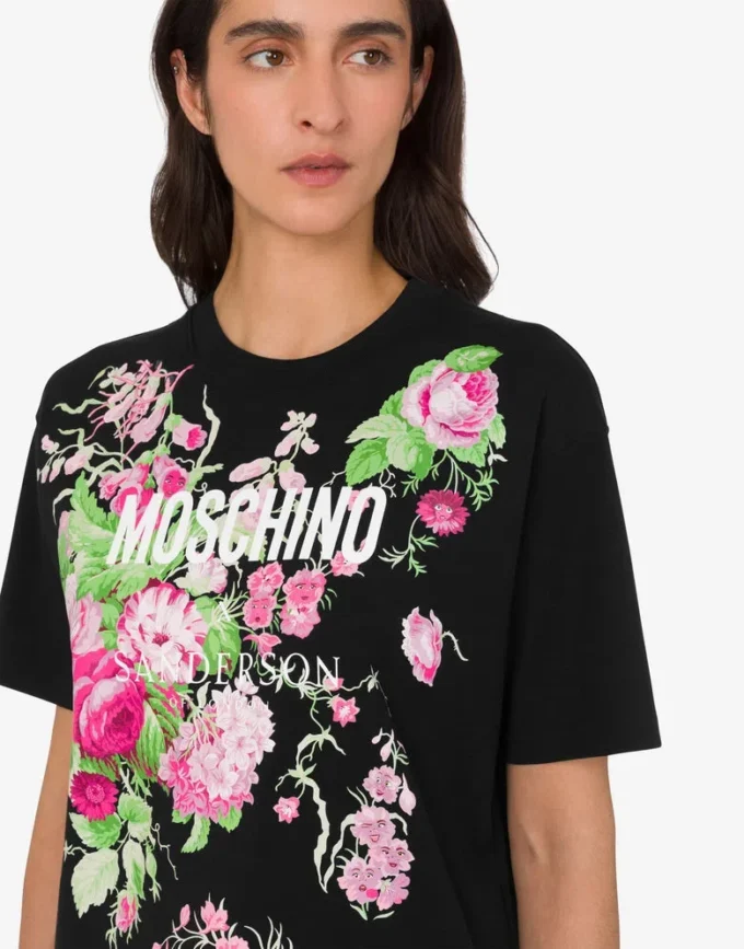 T-shirt in cotone pesante stampato