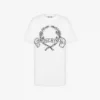 T-shirt in jersey biologico con logo Laurel Crown