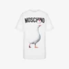 T-shirt in jersey biologico con stampa Goose