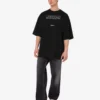 T-shirt in jersey biologico decorata
