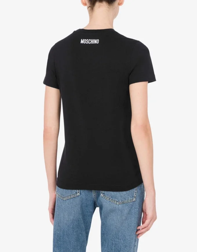 T-shirt in jersey biologico Ricamo oca