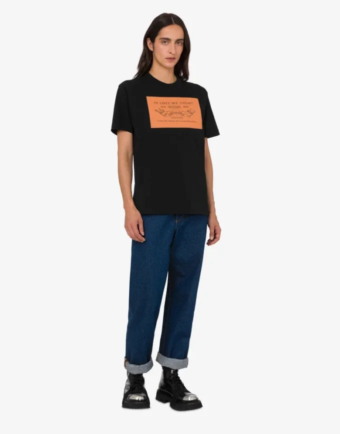 T-shirt in jersey di cotone biologico