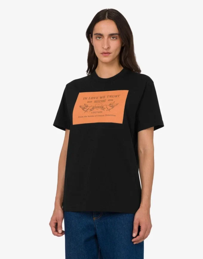 T-shirt in jersey di cotone biologico