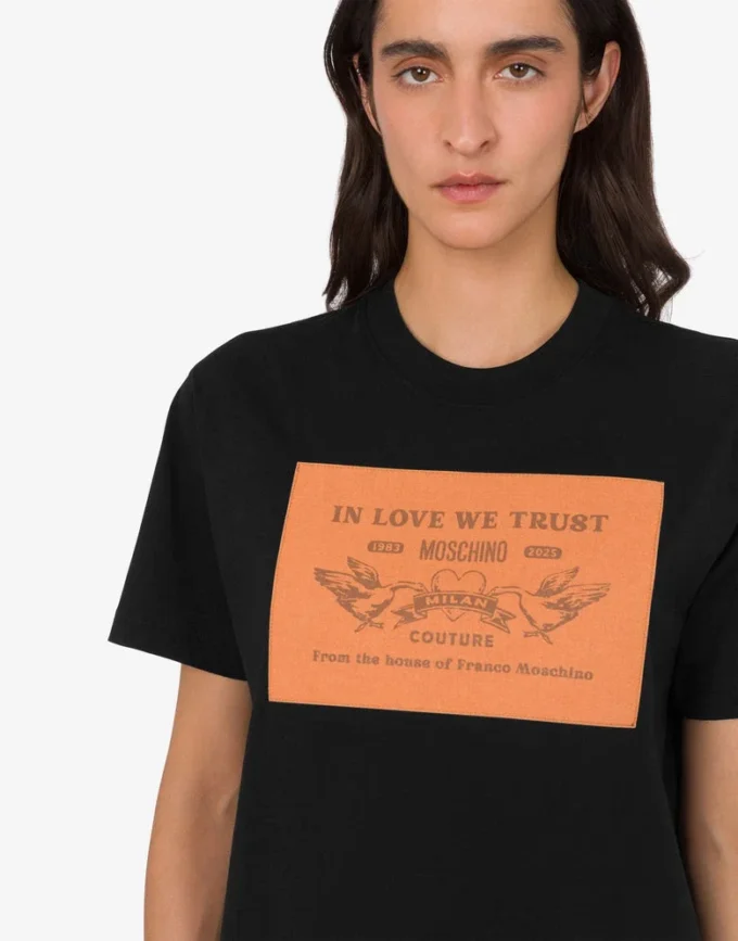 T-shirt in jersey di cotone biologico