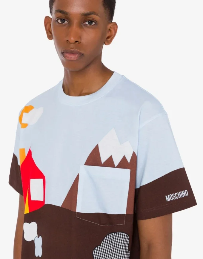 T-shirt in jersey di cotone biologico Archivio