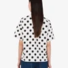 T-shirt in jersey di cotone biologico con stampa Moschino Teddy Bear