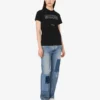 T-shirt in jersey di cotone biologico decorata