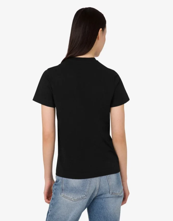 T-shirt in jersey di cotone biologico decorata