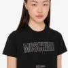 T-shirt in jersey di cotone biologico decorata