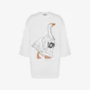 T-shirt in jersey di cotone biologico Goose