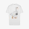 T-shirt in jersey di cotone biologico Goose