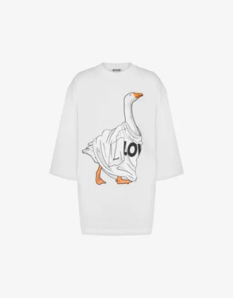 T-shirt in jersey di cotone biologico Goose