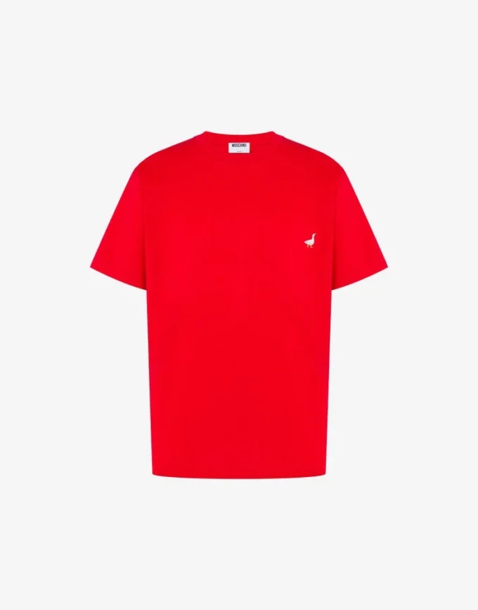 T-shirt in jersey di cotone biologico Goose