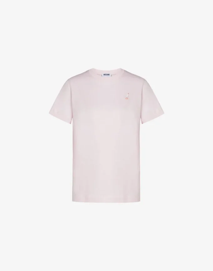 T-shirt in jersey di cotone biologico Goose