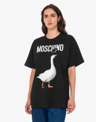 T-shirt in jersey di cotone biologico Goose