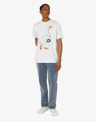 T-shirt in jersey di cotone biologico Goose