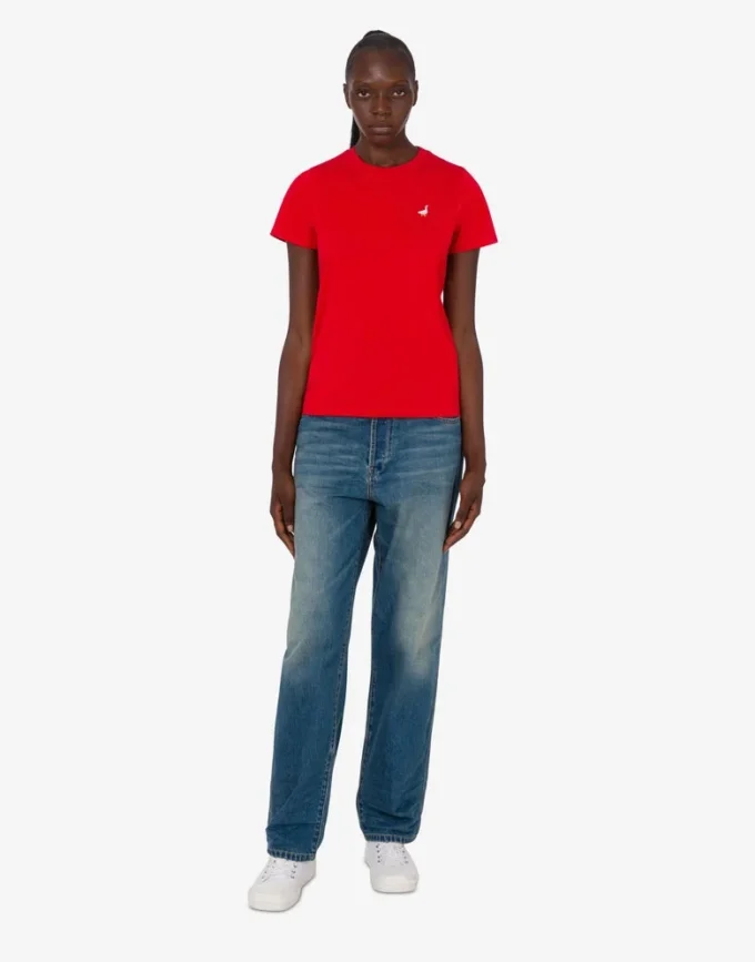 T-shirt in jersey di cotone biologico Goose