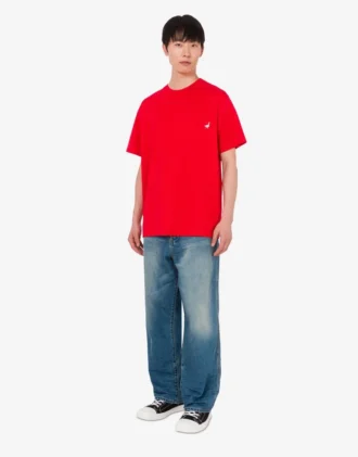 T-shirt in jersey di cotone biologico Goose