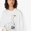 T-shirt in jersey di cotone biologico Goose