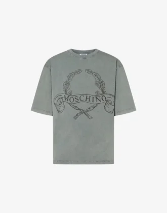 T-shirt in jersey di cotone biologico Laurel Crown