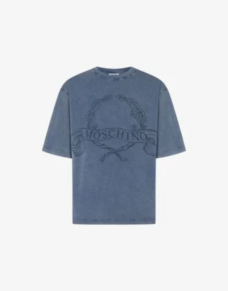 T-shirt in jersey di cotone biologico Laurel Crown
