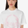 T-shirt in jersey di cotone biologico Laurel Crown