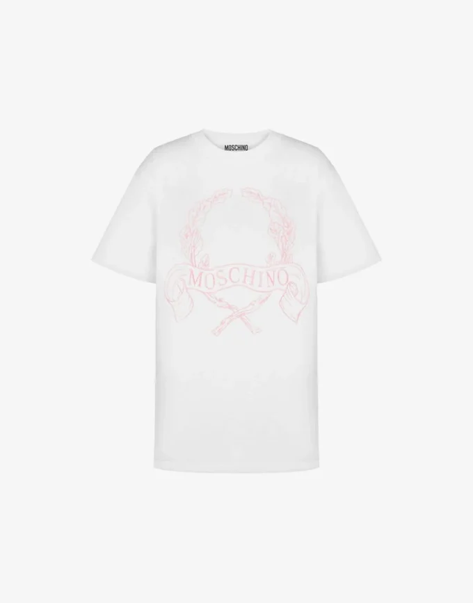 T-shirt in jersey di cotone biologico Laurel Crown