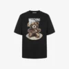 T-shirt in jersey di cotone biologico Moschino Teddy Bear