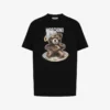 T-shirt in jersey di cotone biologico Moschino Teddy Bear