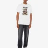 T-shirt in jersey di cotone biologico Moschino Teddy Bear