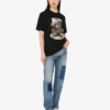 T-shirt in jersey di cotone biologico Moschino Teddy Bear