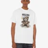 T-shirt in jersey di cotone biologico Moschino Teddy Bear