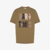 T-shirt in jersey di cotone biologico ricamata