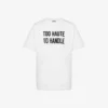T-shirt in jersey di cotone biologico ricamata