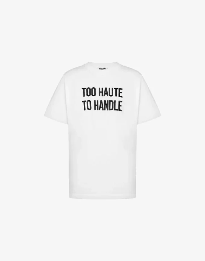 T-shirt in jersey di cotone biologico ricamata