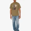 T-shirt in jersey di cotone biologico ricamata