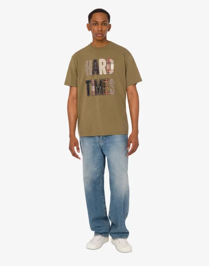 T-shirt in jersey di cotone biologico ricamata