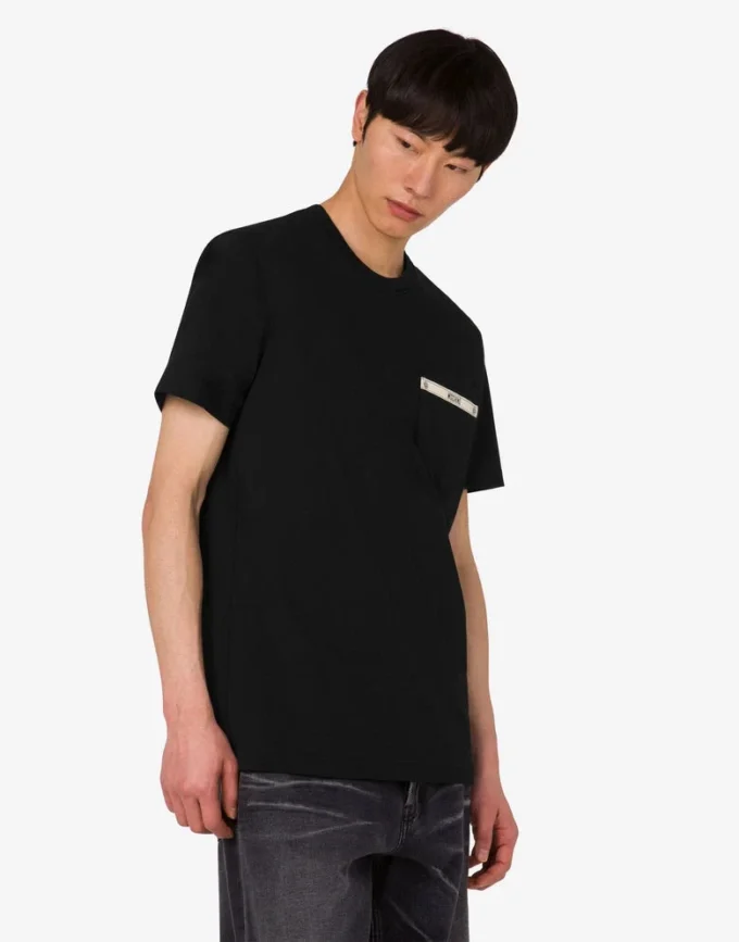 T-shirt in jersey di cotone biologico ricamata