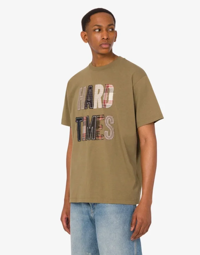 T-shirt in jersey di cotone biologico ricamata