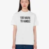 T-shirt in jersey di cotone biologico ricamata