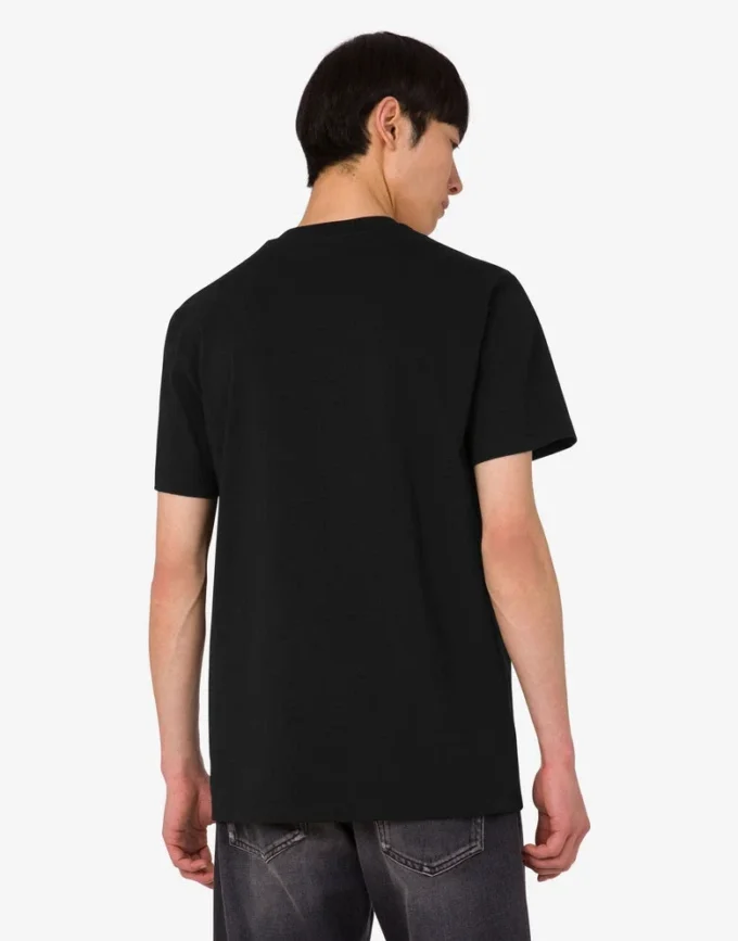 T-shirt in jersey di cotone biologico ricamata