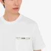 T-shirt in jersey di cotone biologico ricamata