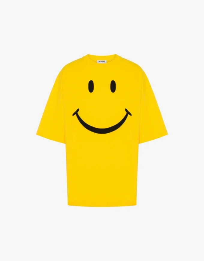 T-shirt in jersey di cotone biologico Smiley®