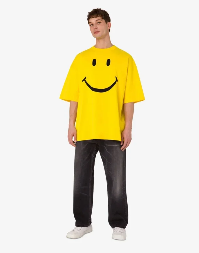 T-shirt in jersey di cotone biologico Smiley®