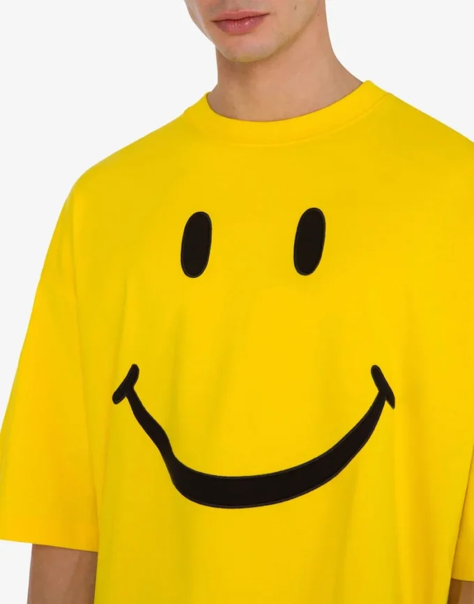 T-shirt in jersey di cotone biologico Smiley®